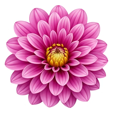 pink dahlia sticker