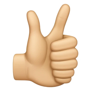 thumbs up emoij extra long thumb sticker