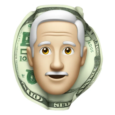 money in EURO currency sticker