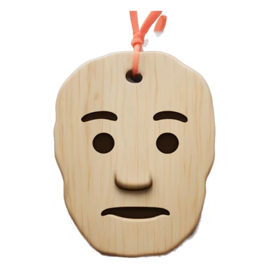 Wood piece, car freshener “Drift” sticker