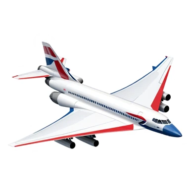 Concorde - British Airways (Model Year: 2020) (Iconic colour: White with blue and red) sticker