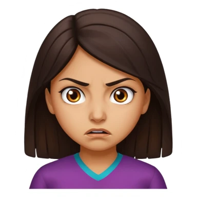 Azerbaijanian girl is angry  sticker
