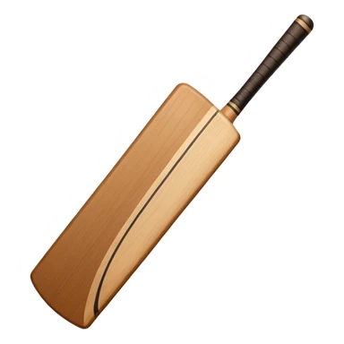 I need a cricket bat as emoji which I can paste with text sticker
