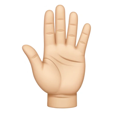 fold thumb to palm sticker