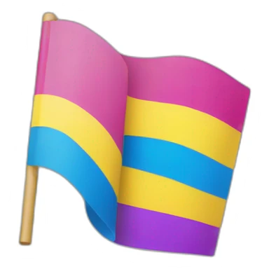 pansexual lgbt flag sticker