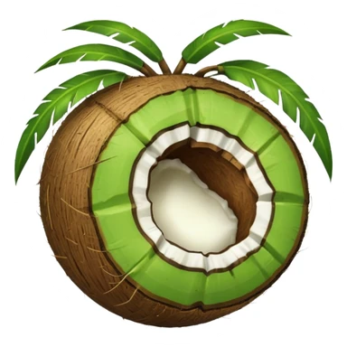 Green Coconut  sticker