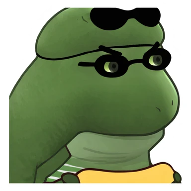 Robber wearing a beanie,eye mask eyes visible and a striped shirt sticker