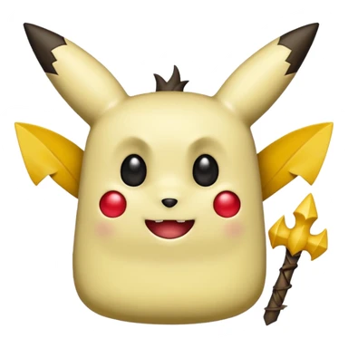 Me gustaría que hagas un emoji de un pokemon que se llama mimikuu pero que sea como el pokemon  sticker