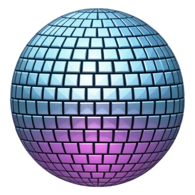 Disco Ball, Unicode U+1FAA9 + 1 sticker