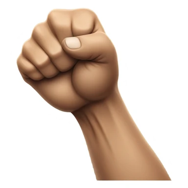 Emoji arm reaching aggressively sticker