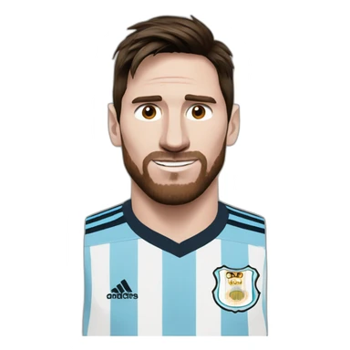 messi argentina sticker