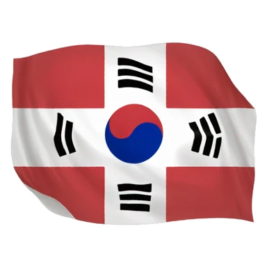republic of korea flag sticker