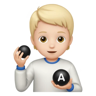 kid playing black formula toy sticker