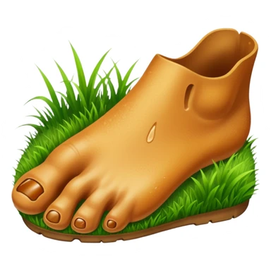 An image of a Tar heel foot sticker