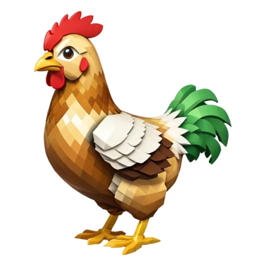 Chicken jockey from minecraft sticker