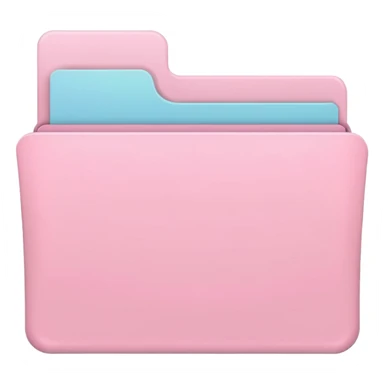 pastel pink empty folder for app icon aesthetic sticker