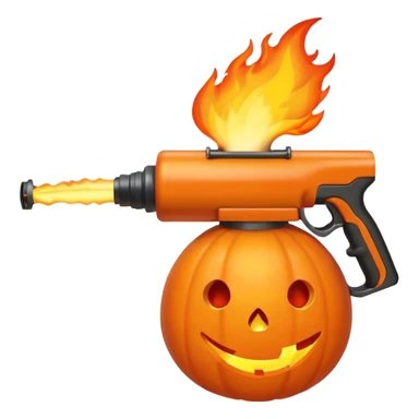 flame thrower shooting big flame sticker