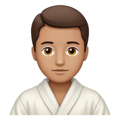 Me wearing a robe super relaxed and clean  sticker