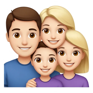 three friends selfie smiling sticker