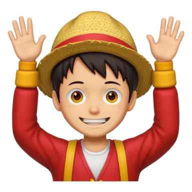 Luffy joyboy emoji sticker