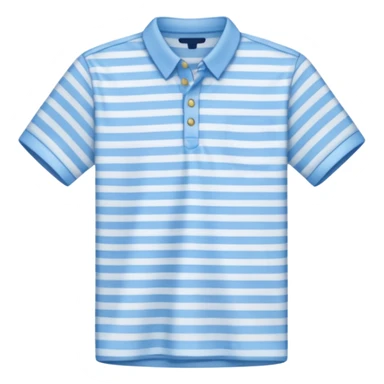 un maillot rayé fine bleu clair sticker