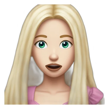 Ava Max afraid running away  sticker