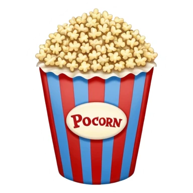 stadium popcorn in blue (#00A3E0) and red (#F9423A) sticker