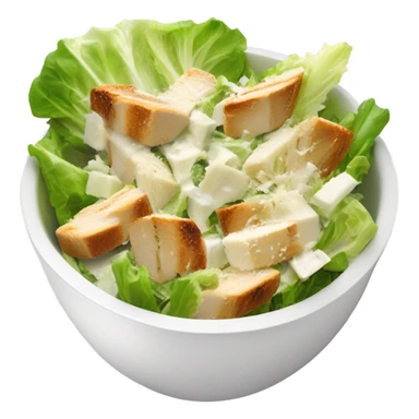 Cesar salad with  chicken and Cesar dressing  sticker
