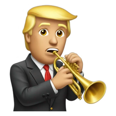 donald-trump-trumpet sticker