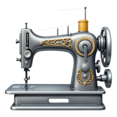 Fashion sewing machine sticker