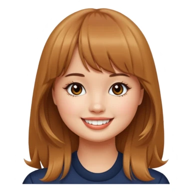 Debby Ryan with straight bangs sticker