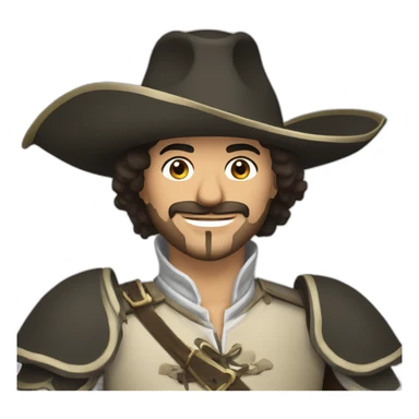 aramis musketeer sticker