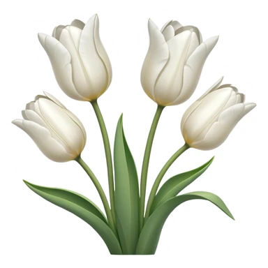 white tulips emoji
 sticker