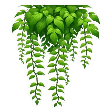 hanging jungle vines sticker