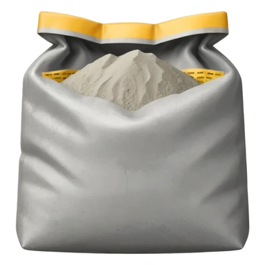 cement powder square bag sticker