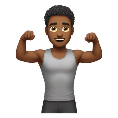 Do you want to go with a sweat? Gesture sticker