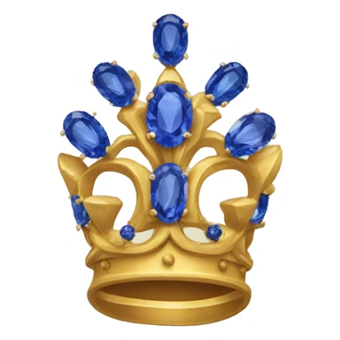 curonne avec plusieurs sapphire sticker