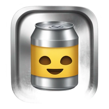 lata de metal con alcohol solido sticker