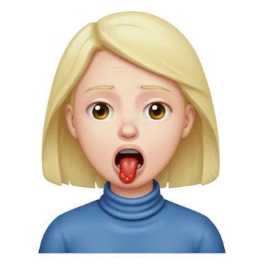 Choking myself sticker