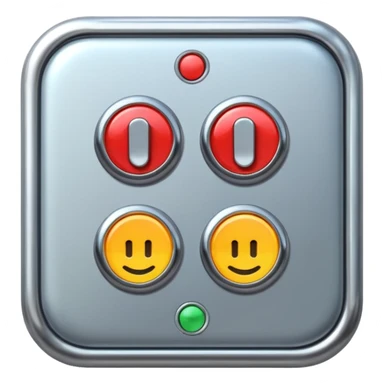 Switch on emoji sticker