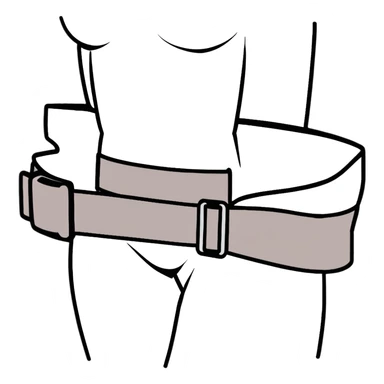 lifting belt, simple and clear sticker