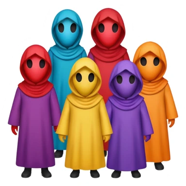 create an emoji for a group of actors with no face sticker