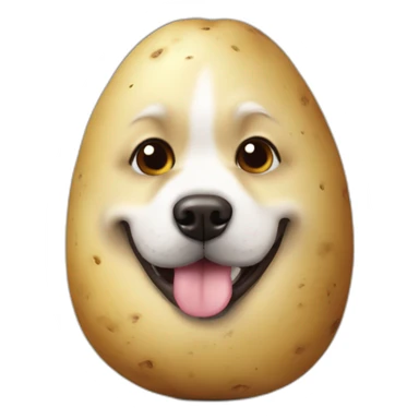 potato the maltes dog sticker