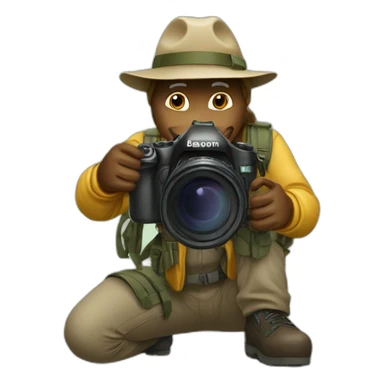 Wildlife photographer sticker
