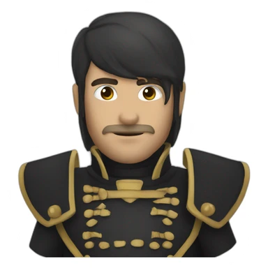 Chevalier noir sticker