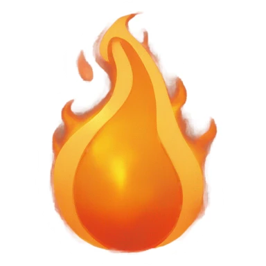 Flaming number 20 sticker