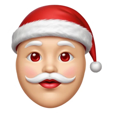 crea uno emoji 3d de unos labios tirandole un beso a mi esposa con un esenario de nabiadad sticker