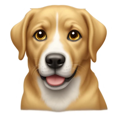 Um cachorro da raça golden  sticker