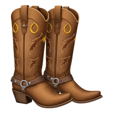 Cowgirl boots sticker