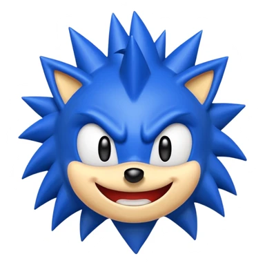 Faz o emoji de sonic sticker